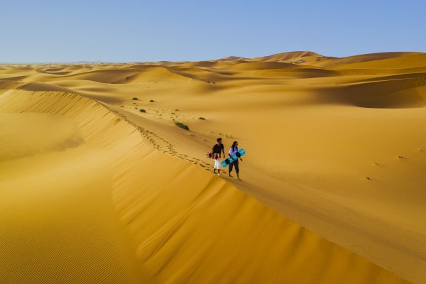 red sand camping